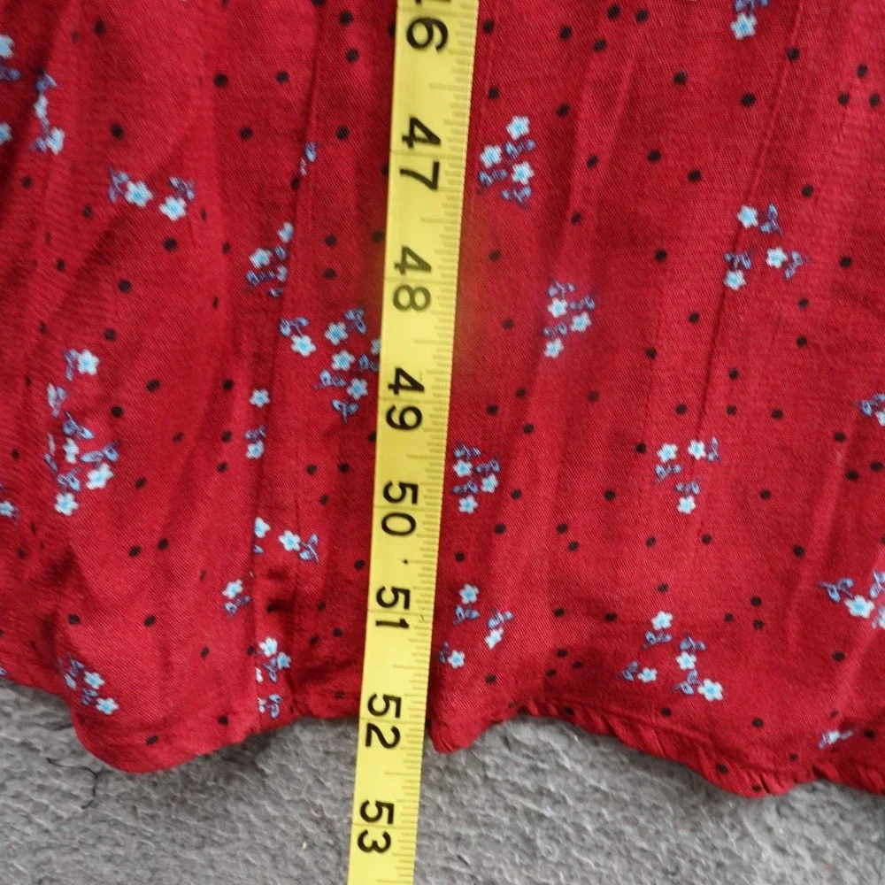 NWT Free People Iris Floral Midi Dress‎ Size Small Wine Red Womens Smocked Boho